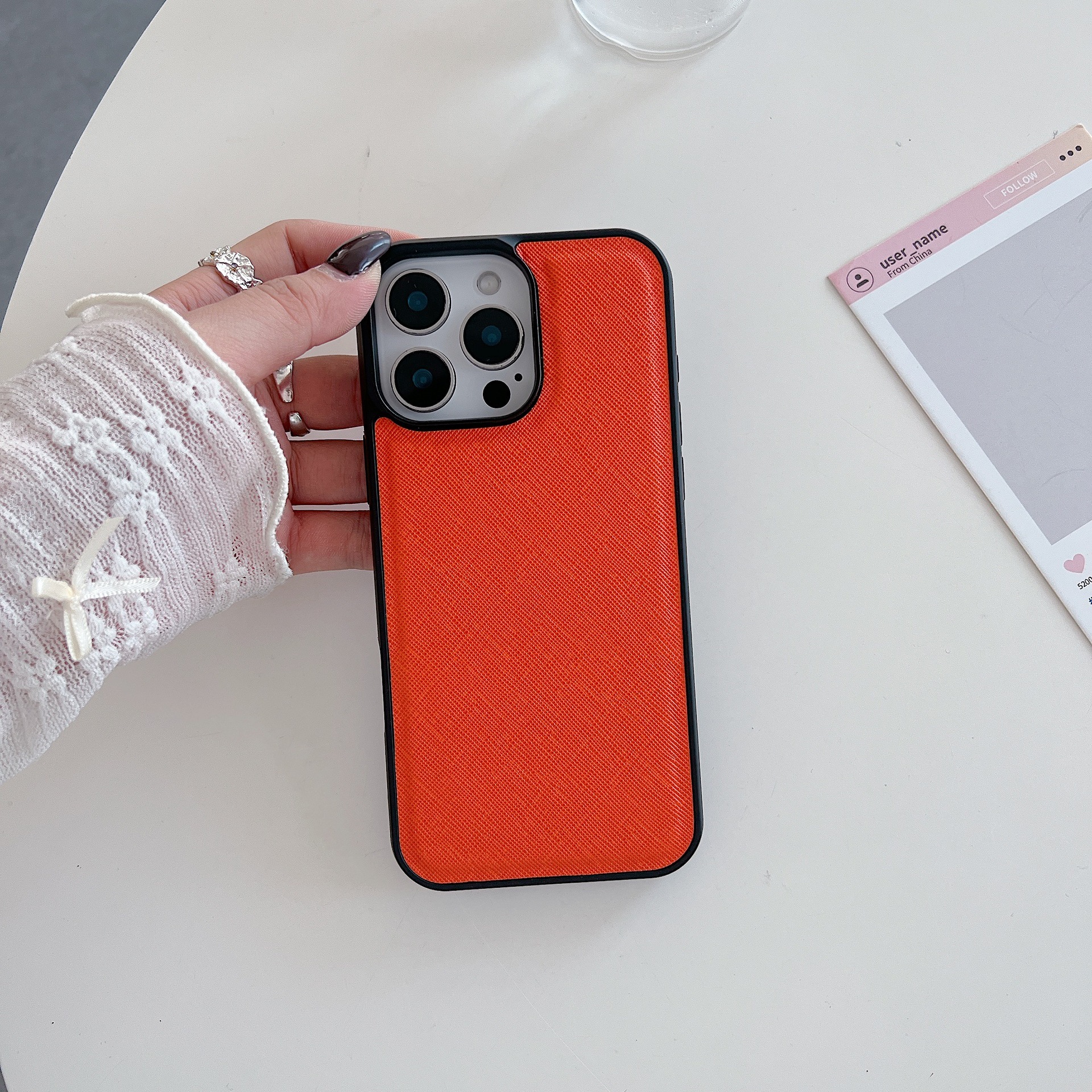 Two-tone Cross Pattern Compatible with iPhone 16 Pro Max Apple 16E Phone Case Full Coverage Anti-drop Protection