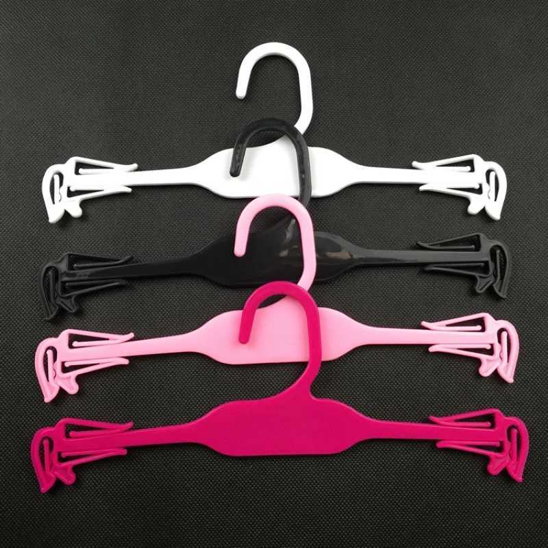 10pcs Widened Coat Hanger Thickened Non-slip Bra Clothes Support Rack Smooth Exterior No Burr Suitable For Underwear Store C251117
