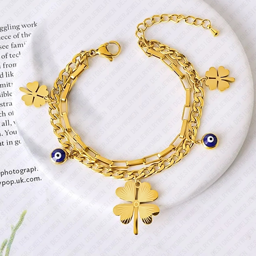 Designer Bracelet Bracelet for Women Shell Butterfly Bangle Pendant Chain Flower Bangles Luxury Jewlery Designer for Women Elegant Timeless Gift Premi