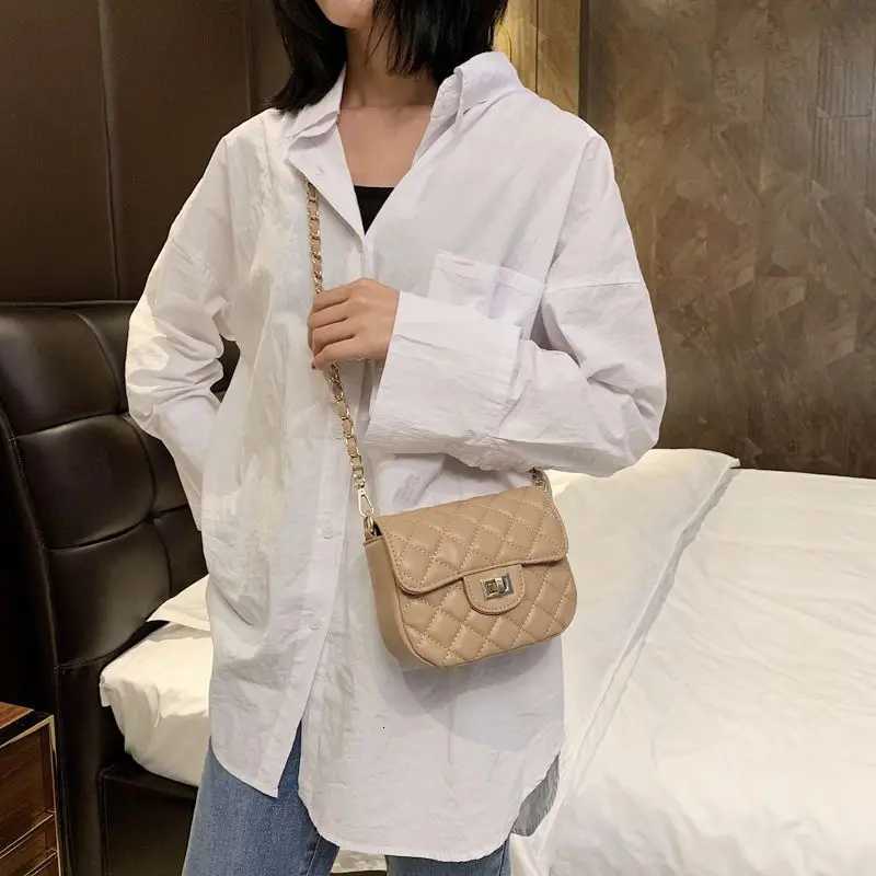 Fashion Diamond Chain Womens Bag 2024 Spring Popular New Shoulder Bag Joker Temperament Casual Small BagW251117