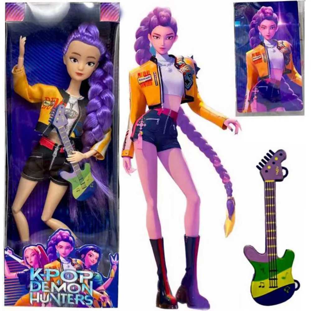 Anime k pop Demon hunters Witch Hunter Group High appearance Glue doll Girls heart Decorative doll Holiday Gifts C251117