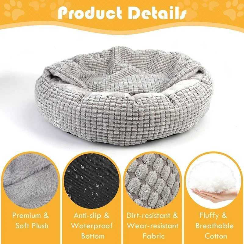 Washable Pet Bed for Dog Cat Puppy House Warm Mat Winter Blankets Fluffy Cat Dog Bed Pet Kennel Accessories / Dog Bed M251117