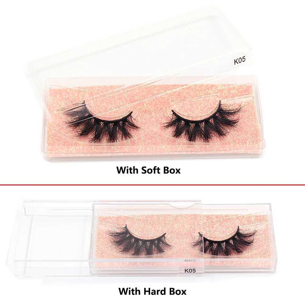 16mm-18mm Mink Eyelashes Long Lasting Mink Lashes Natural Dramatic Volume Eyelashes Extension Thick Long 3D False EyelashesT251117