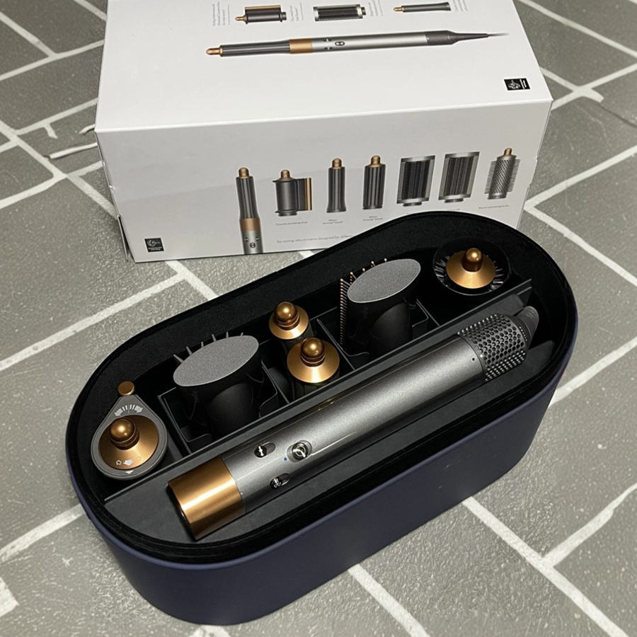Designer Multi Function Electric Curler Professional Air Wrap Women Adjustable Temperature Tool Hair Curlers With Gift Box Negative Ion 7-In-1 Set