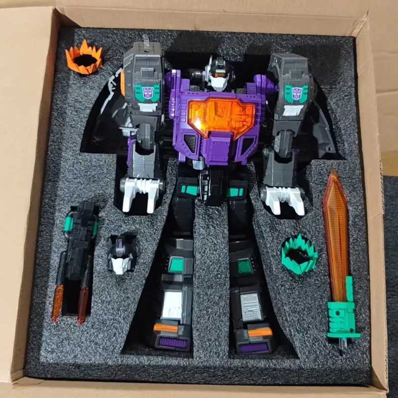 Killing-mirror KO MP08 MP-08 G1 Transformation Shattered Glass Leader Class Grimlock Dinosaur Robot Mobile Doll Collection Toys C251117