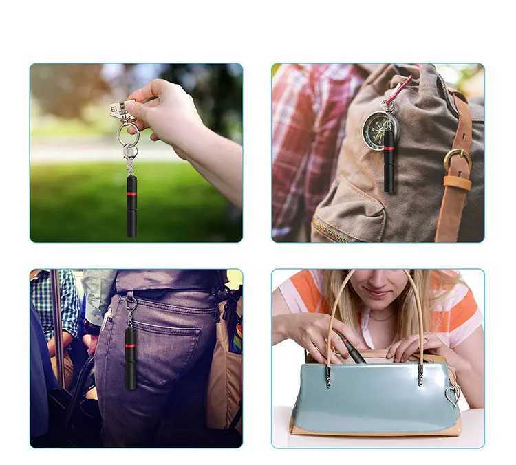 Bright Keychain Flashlight Pen Flashlight Pocket Torch Camping Fishing Super Mini LED Pen Clip Check Light AAA Battery Free Ship M251117