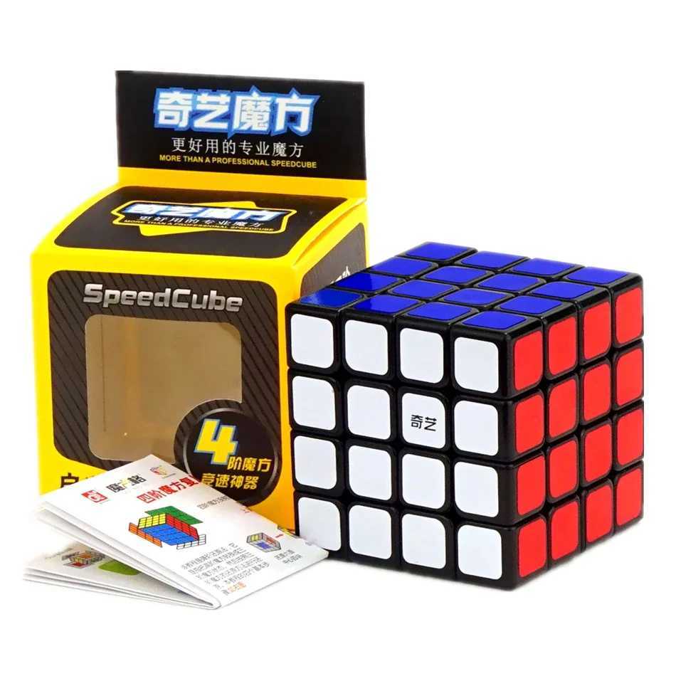 QiYi Cube 4x4 5x5 6x6 7x7 Magic Cube Qiyi Professional Speedcube Black and Stickerle MofangJiaoshi Speed Puzzle Toy L251115