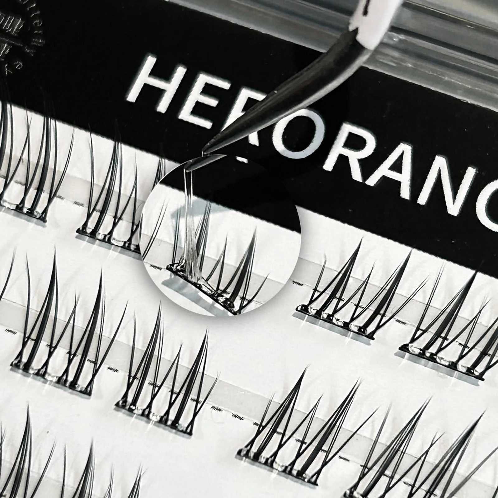 No Glue False Eyelashes Sexy Fox- eyes Natural long individual Clusters cat Fluffy Cluster Eyelash Charming makeup accessoriesT251117