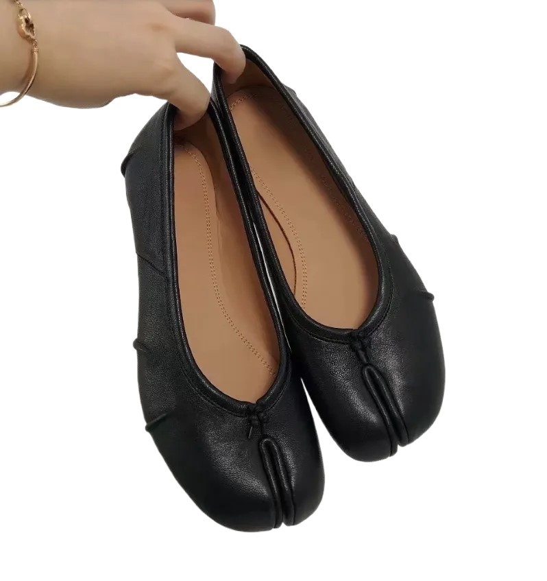 Tabi Designer Shoes Tabi Heels Fashionable and personalized shoes Ballet Shoes New Color Women's Shoes Classic Casual Genuine Leather Shoes Factory Shoes