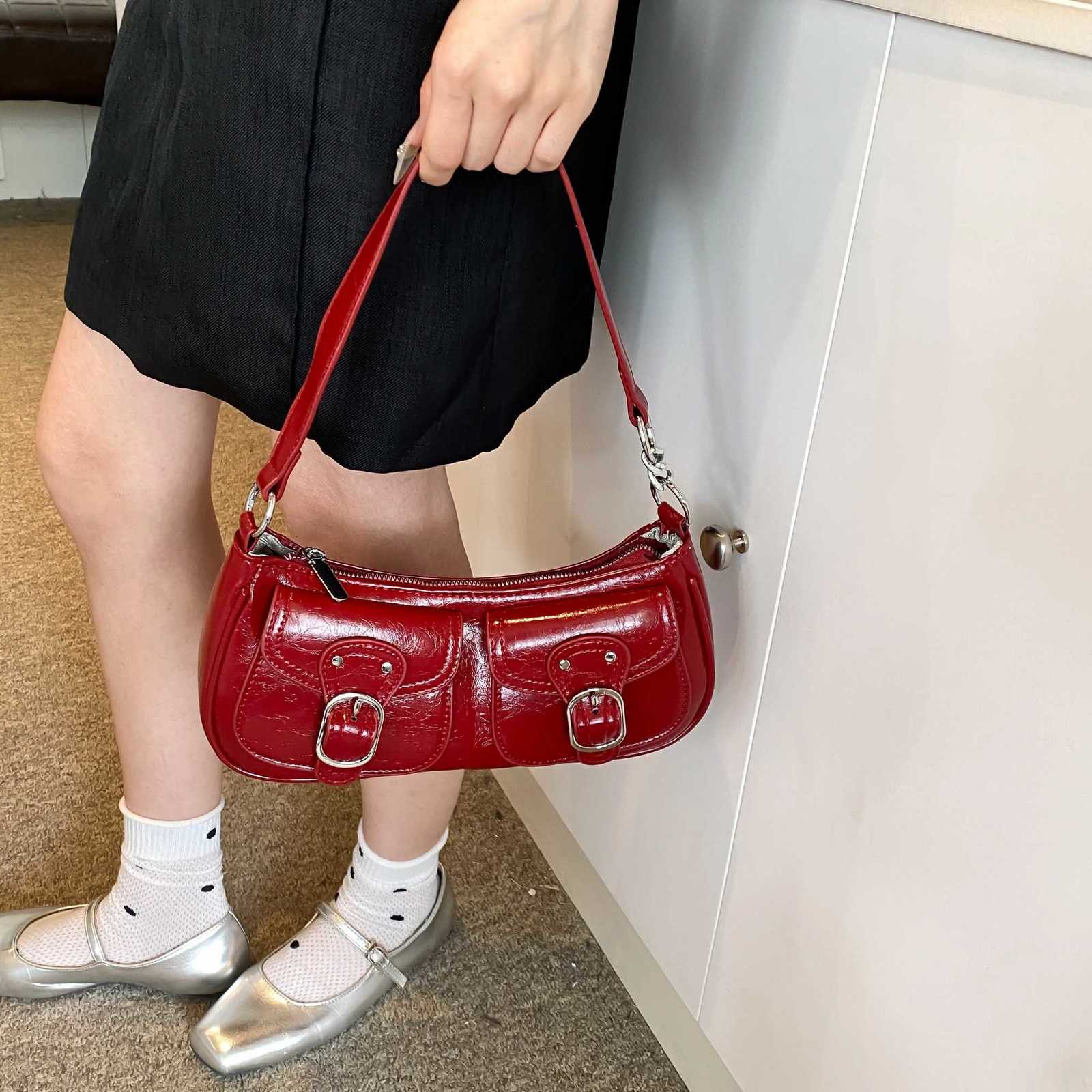 Vintage Handbags Small Women Designer Shoulder Bags England Style PU Leather Female Bags Cute Retro Elegant Locomotive BagW251115