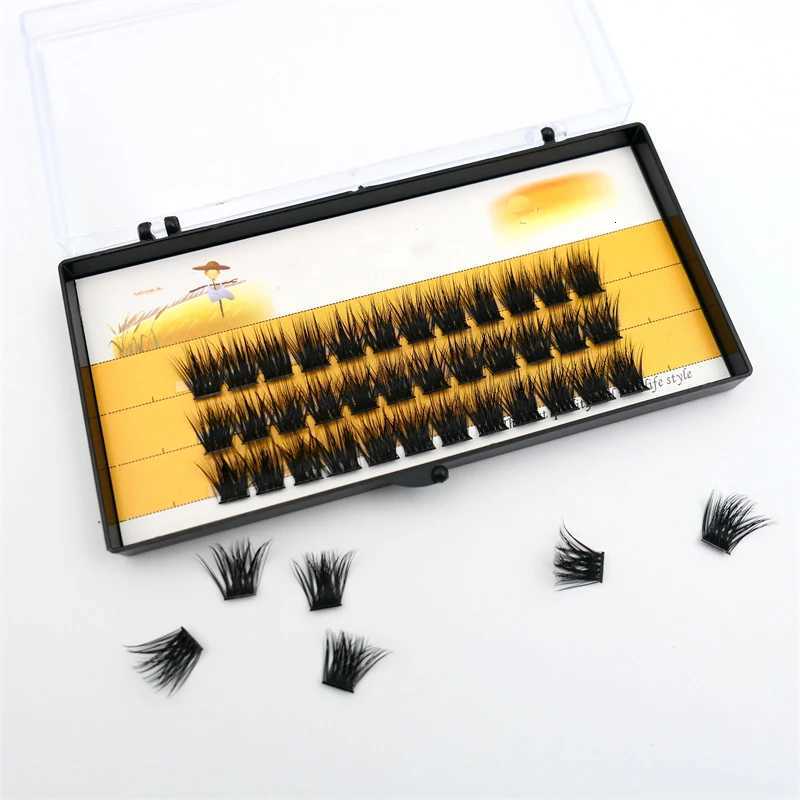 36 Clusters 40D False Eyelashes Single Cluster False Eyelashes Segmented Natural Eyelashes Use Simple Eyelash ExtensionsT251117