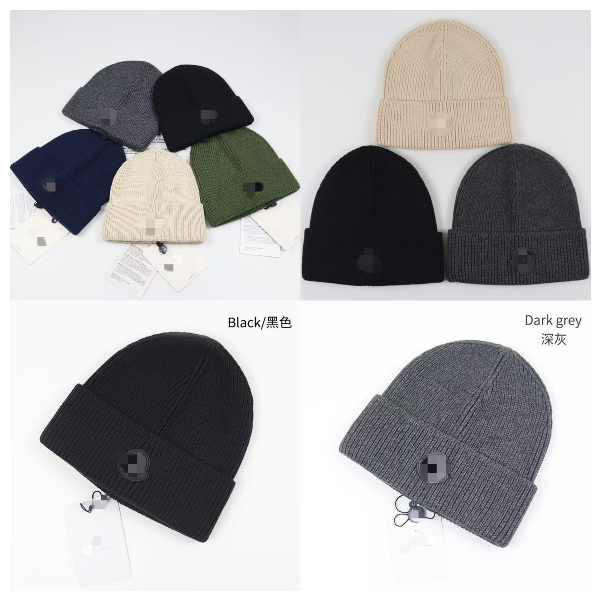 Yarn Beanies NFC bonnet knitted wool with NFC Knitted Hat Men's Trendy Wool Hat Women's Warm Pullover Cap bonnet men man