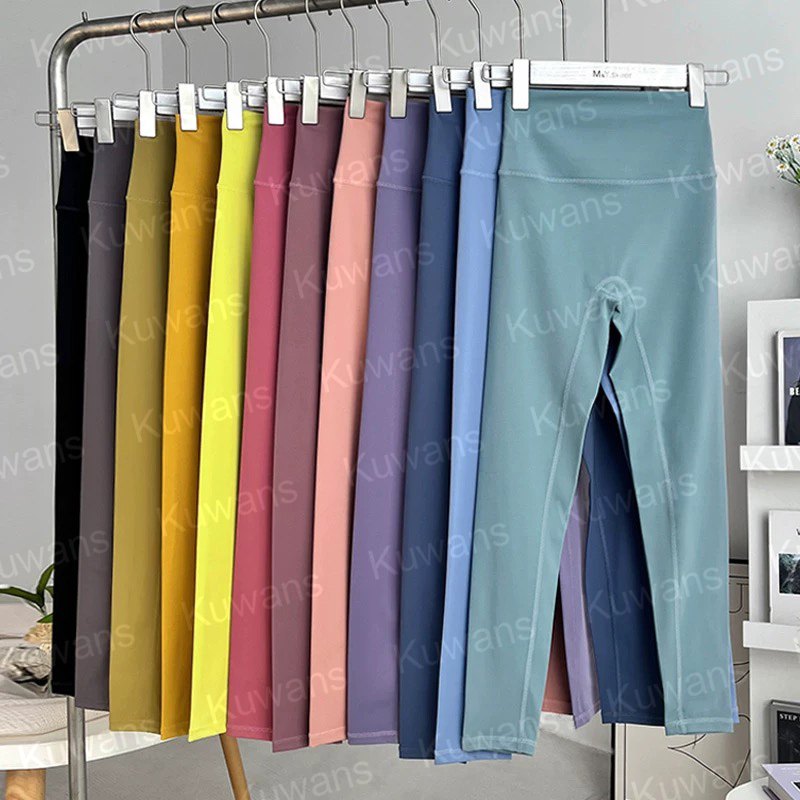 Women Yoga Pants Leggings Waist Sports Gym Outfit Lycra fabric Shaping Fitness Jogging Sportswear Lady long sleeves Leggings Elastic Trousers Straight