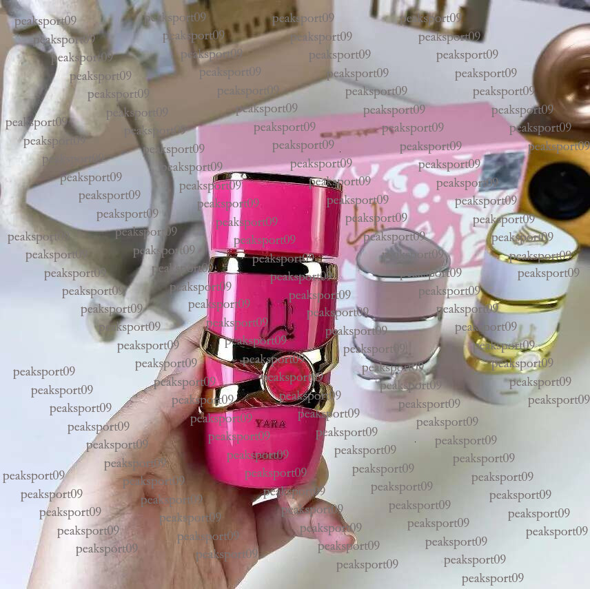 YARA Woman Set 30ml 3pieces candy lady Fragrance kit Long Lasting Dubai arabic natural Women Men Perfume spray