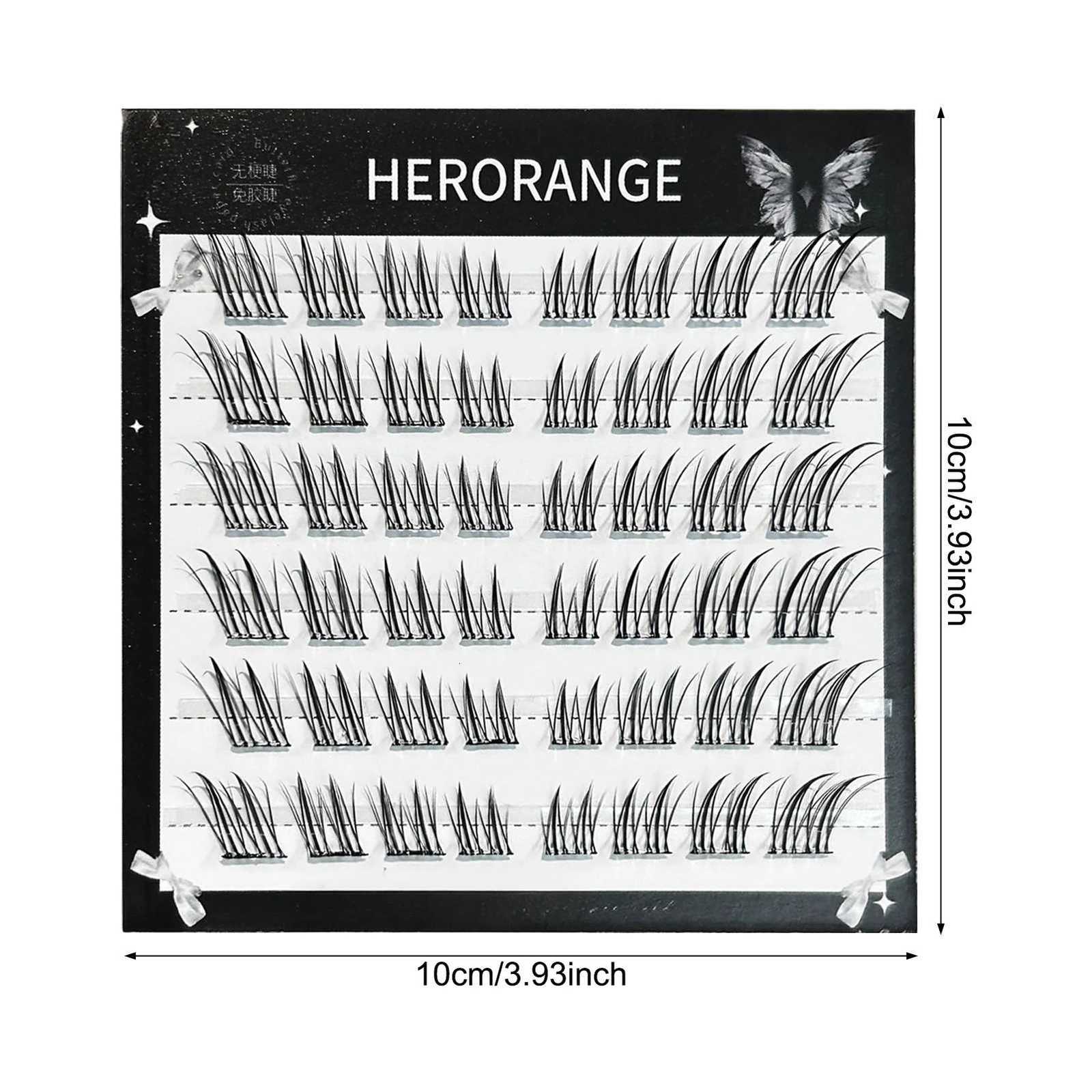 No Glue False Eyelashes Sexy Fox- eyes Natural long individual Clusters cat Fluffy Cluster Eyelash Charming makeup accessoriesT251117