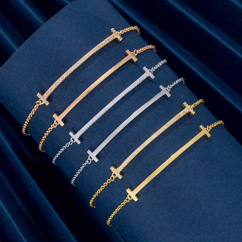 Designer Necklace Jewelry v Gold Smiling Face Bracelet Pure Silver Plated 18k Rose Diamond Crea ve Versa le and W853 tiffamy tiffanyx tiffanys 0FSD