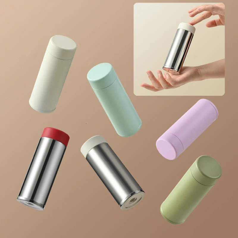 120150180ml Mini Vacuum Cup Protable Thickened Stainless Steel Thermal Insulation Tumbler Pocket Small Water Bottle 251107 W260226