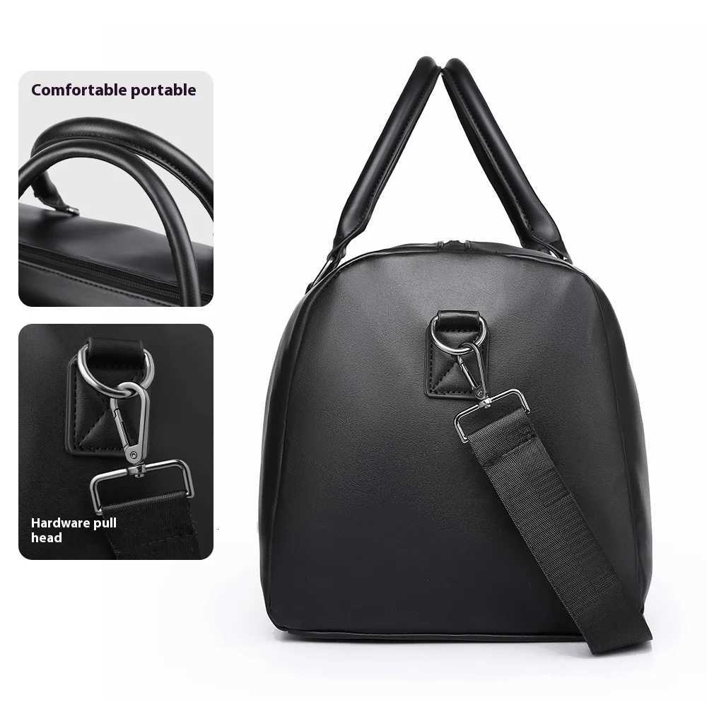Fashionable Travel Bag Business Large Capacity Luggage Bag Fitness Handbag PU Fabric Waterproof Shoulder BagsW251115