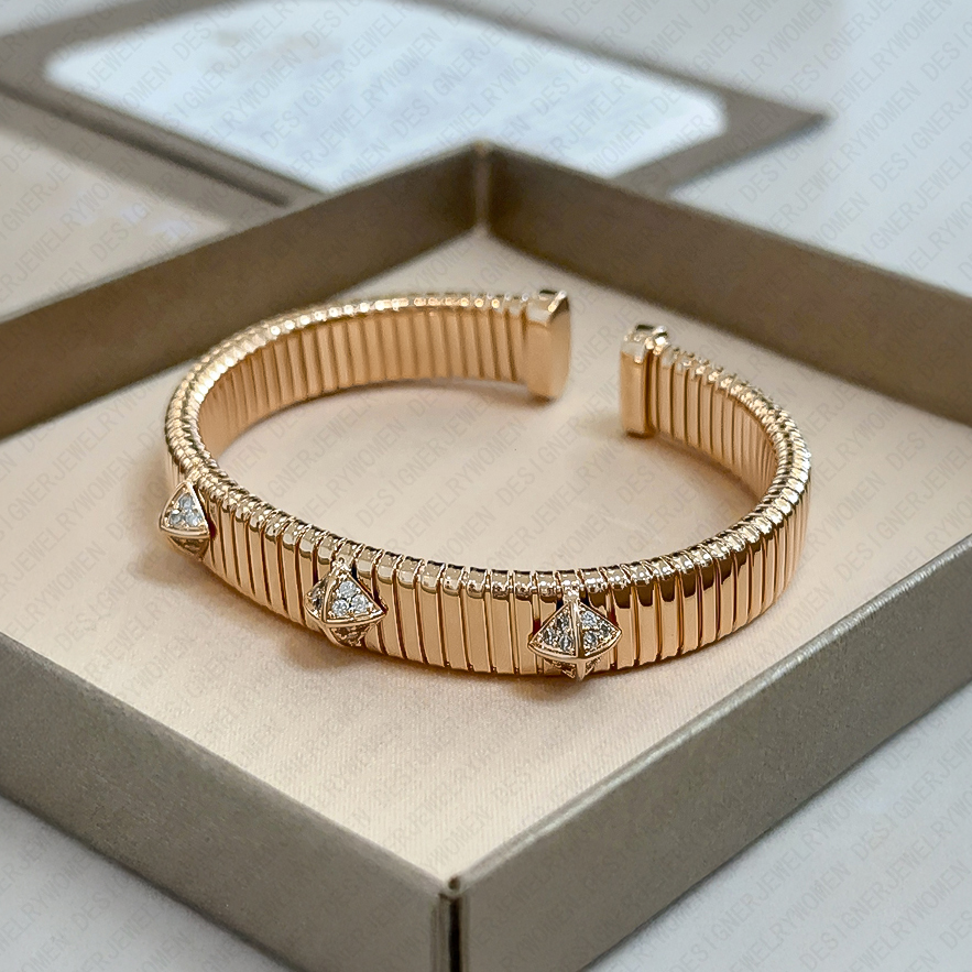 Designer Bracelet Bracelet for Women Snake Bone Bracelets Gold Open Bangle Diamond Bangles Luxury Jewlery Designer for Women Elegant Timeless Gift