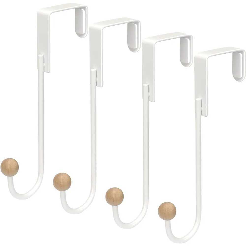 Over The Door 4 Pack Door Hanger Heavy Duty Hook Coat Rack Bathroom Kitchen Hanging Home Organization Storage Holder C251117