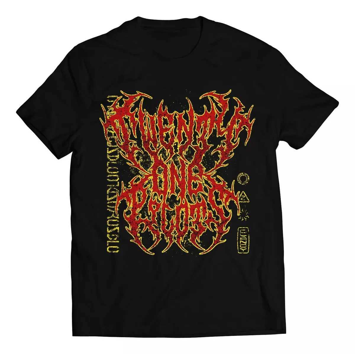 Twenty One Pilots Scaled and Dragon Rock Activity Women Men Short Sleeve Oversized Y2k Streetwear Heavy Cotton Rock Punk Top Tee Z250417