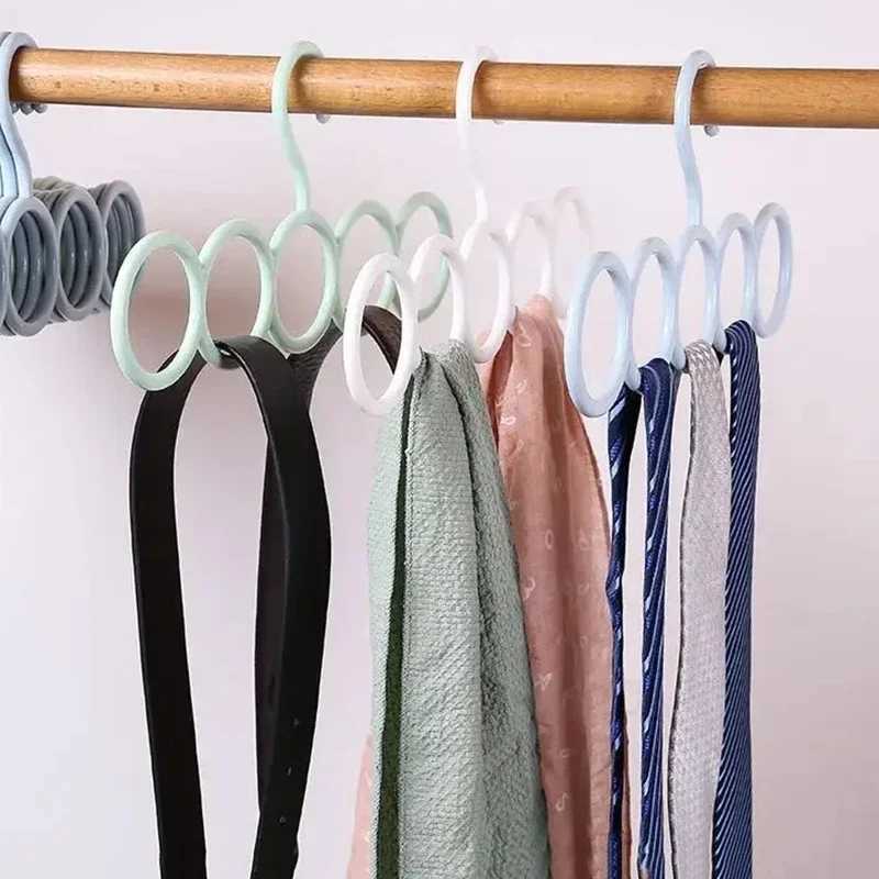 2/5/10/20pcs-Plastic Solid Pants Hanger Multifunctional Hanger Pants Hanger Scarf Storage Hange C251117