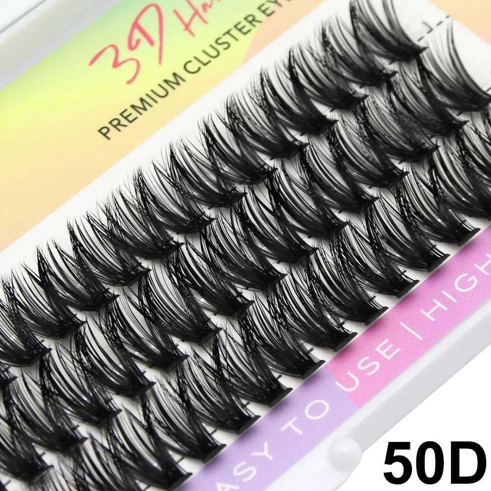 Moonlily High Quality Premium Silk Cluster Eyelashes Extensions Natural Long 3D Volume Effect Faux Bunche Individual Makeup LashT251117