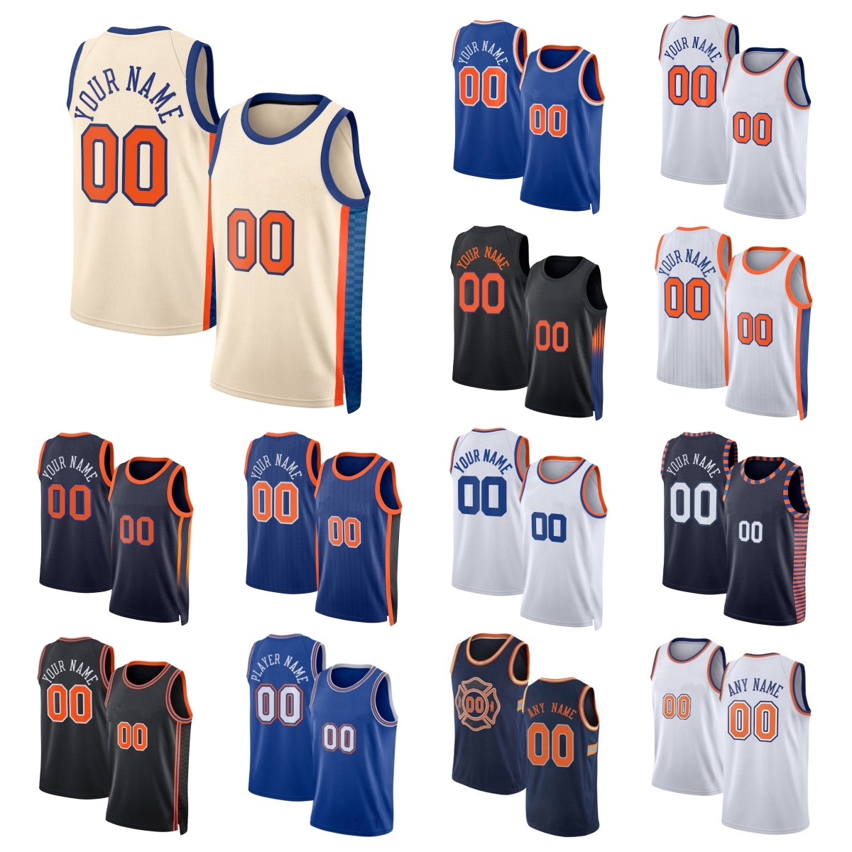 Karl-Anthony Towns Jersey City Basketball Guerschon Yabusele Tyler Kolek Mohamed Diawara Ariel Hukporti Pacome Dadiet Trey Jemison III Jalen Brunson OG Anunoby