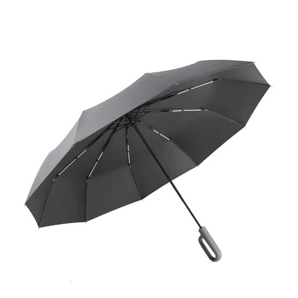 125CM Portable Automatic Umbrella Folding Sunny Umbrellas Dark Blue C251117