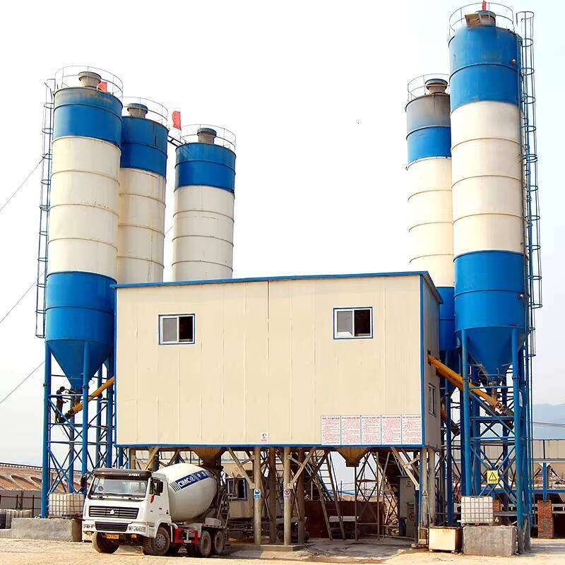 Fixed Concrete Plant New Price Drawing Stationary Ready Mixed Concrete Batching Mixing Plant for Sale