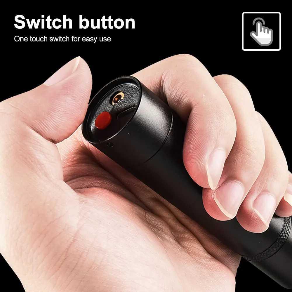 Mini UV Flashlight 365nm 395nm Ultraviolet Torches Portable USB Rechargeable Violet Light Pet Urine Scorpion Detector UV Lamp M251117