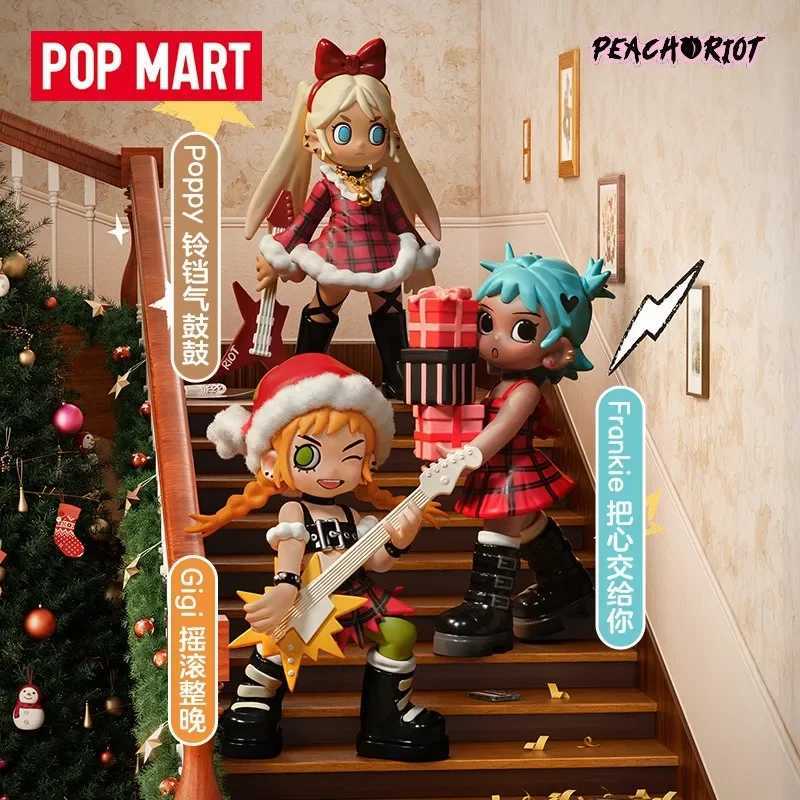 Lil Peach Riot Little Peach Holiday Suite Series Figurine Blind Box Toys KAWaii Anime Action Surprise Christmas Gifts J251117