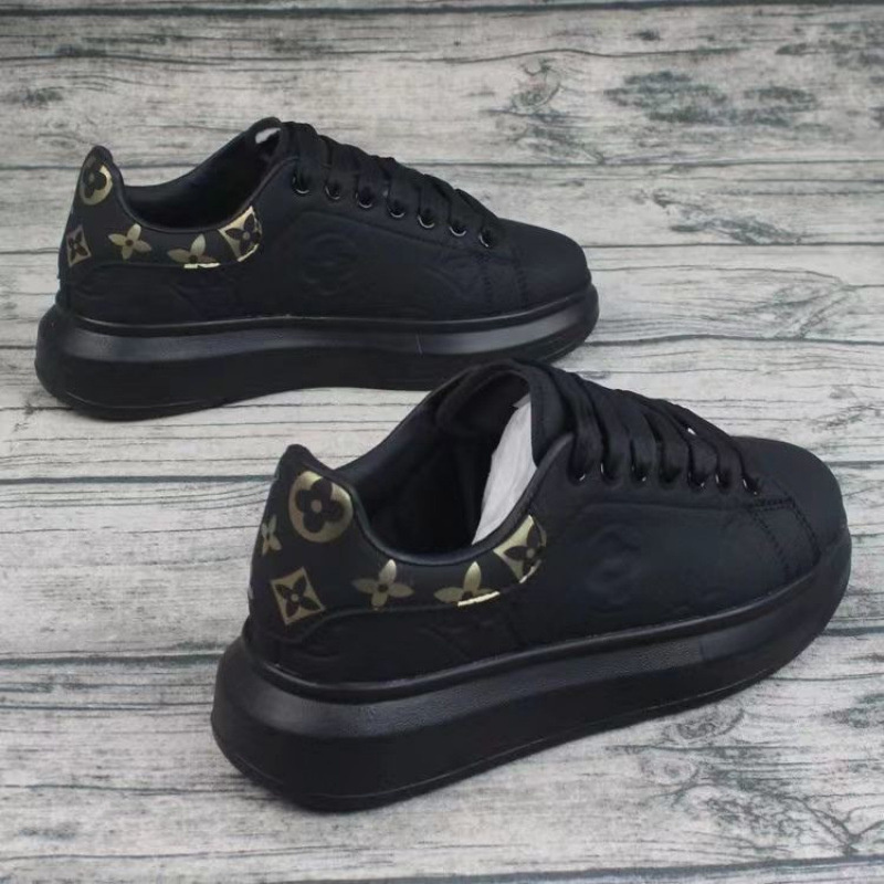 Free shipping Classic Couples Fashion Trendy Sports Shoes Waterproof Durable Board Shoes Breathable White Sneakers