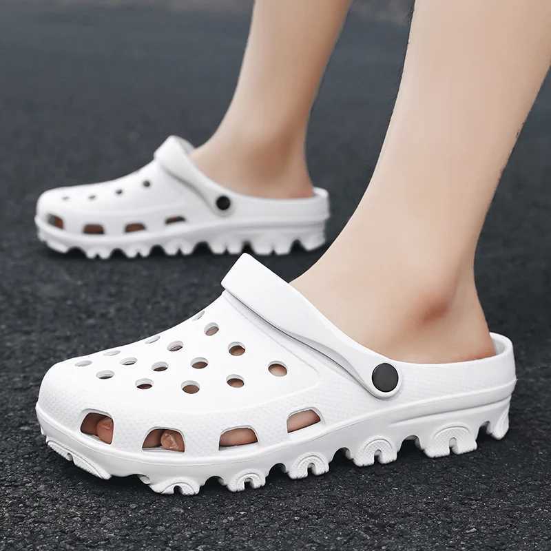 Large size 50 51 summer slippers Lightwhite womens platform sandals EVA soft skate shoes designer sandals mens beach shoes Y250417