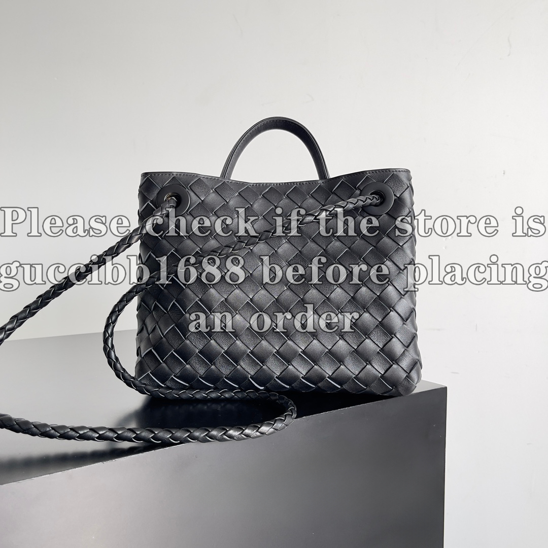 12A Definite Mirror Quality Designer Black Top Handle Handbags for Women Small 25cm Medium 32cm Lambskin Leather Tote Bag Black Crossbody Bags