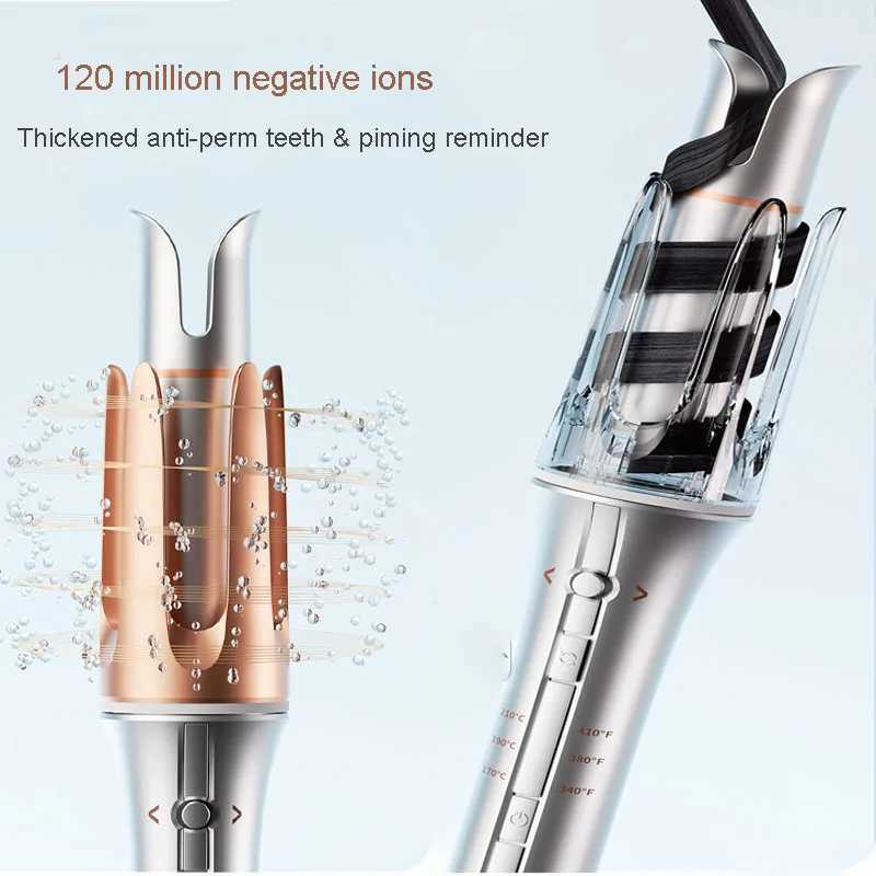 Automatic Curling Iron Large Curl Negative Ion Hair Styling Tool PTC Ceramic Auto Rotaiong Hair Curling Iron C251117
