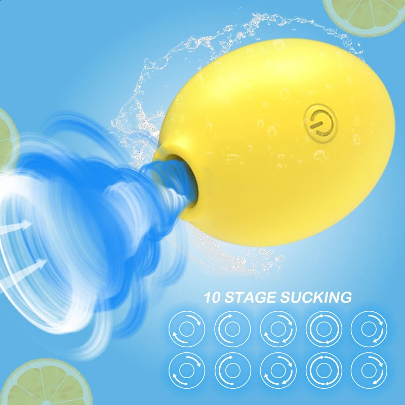 Licklip Clit suction cup lemon vibrator 10 power supply love egg Nipple stimulator 250417
