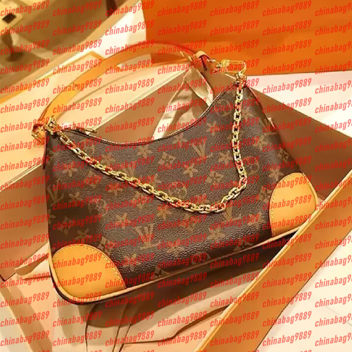 Designer Shoulder Bag Tote Women Crossbody Bags Leather Luxury Old Flower Diane Baguette Handbag Large-capacity Canvas Strap Embossed Letters Woman Wallet Purse