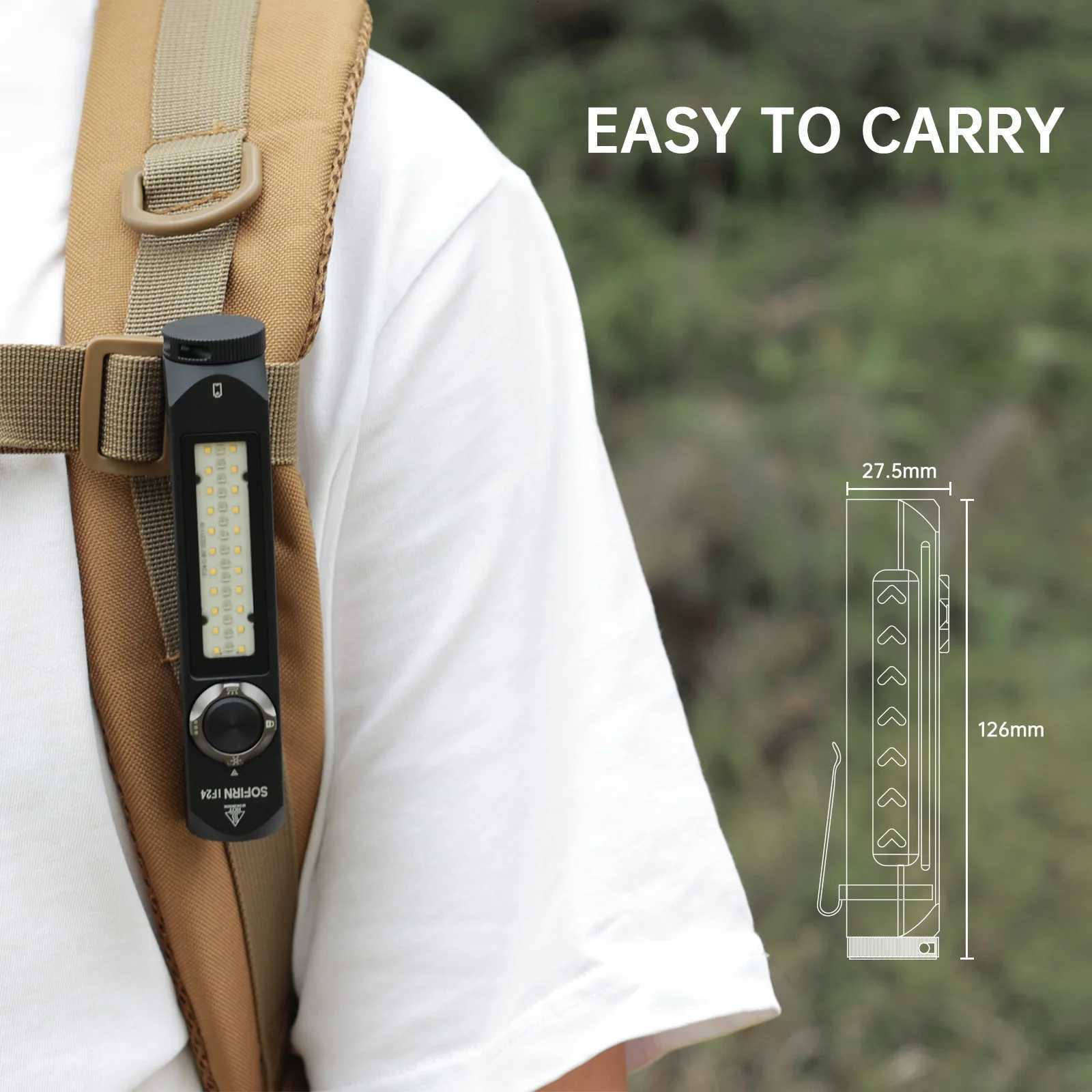 Sofirn IF24 RGB Powerful 2000Lm Flashlight 18650 Rechargeable Rotary Switch Torch with Magnetic Tailcap M251117