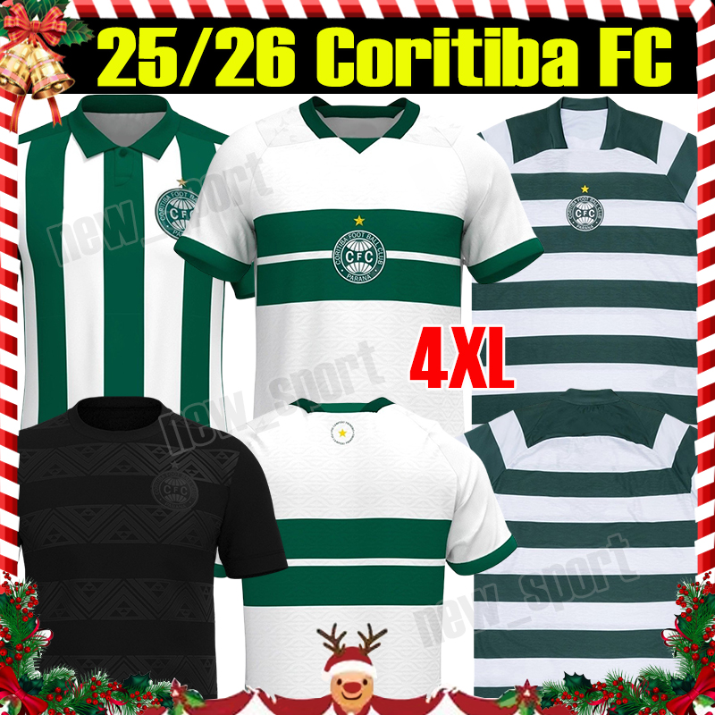 4XL 25/26 Coritiba FC Soccer jerseys DELLATORRE LUCAS RONIER JOSUE G.COUTINHO CARLOS N.CARECA RODRIGO MAICON PEDRO M. men kids kit Football shirts