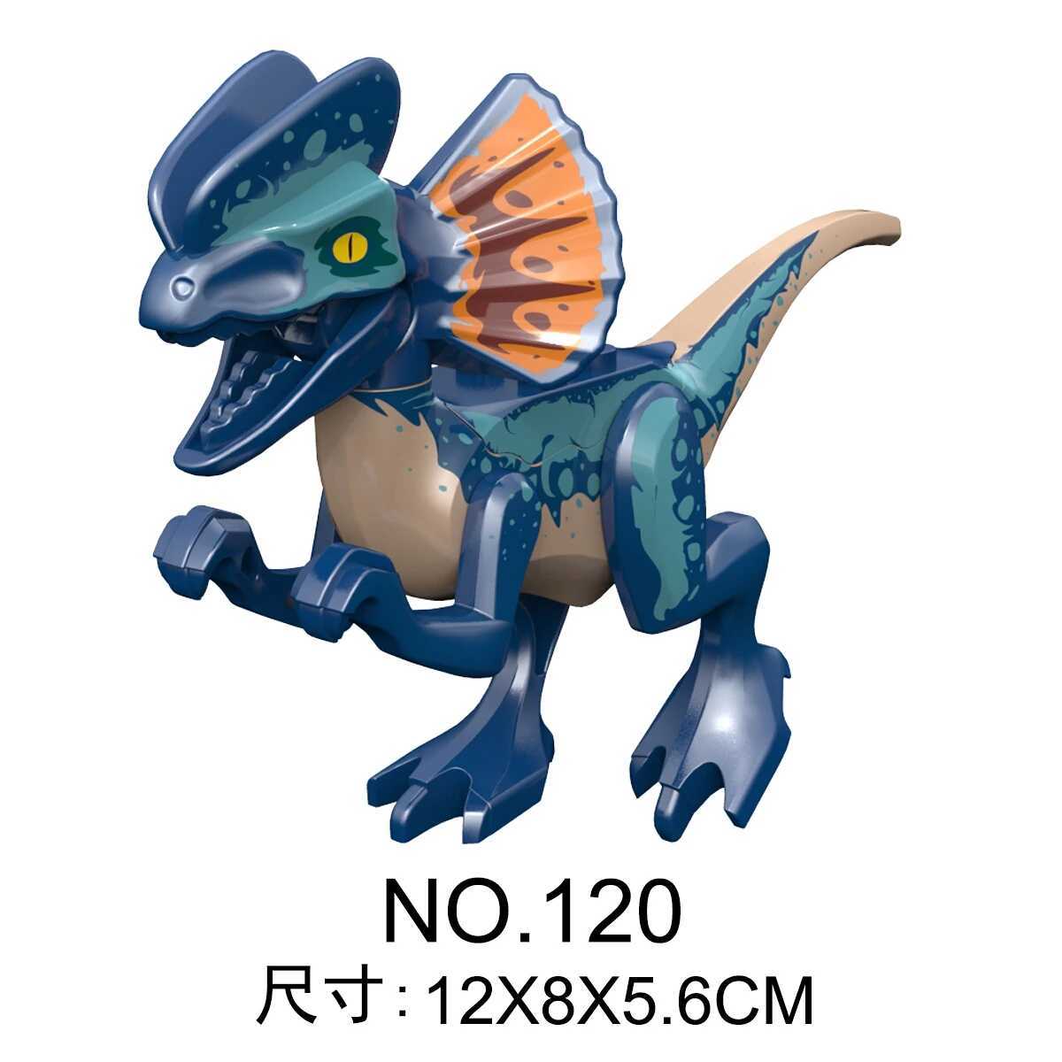 Jurassic Dinosaur Building Block Indominus Rex DIY Tyrannosaurus Action Picture Model Childrens Toy Animal Christmas GiftY250417W61W