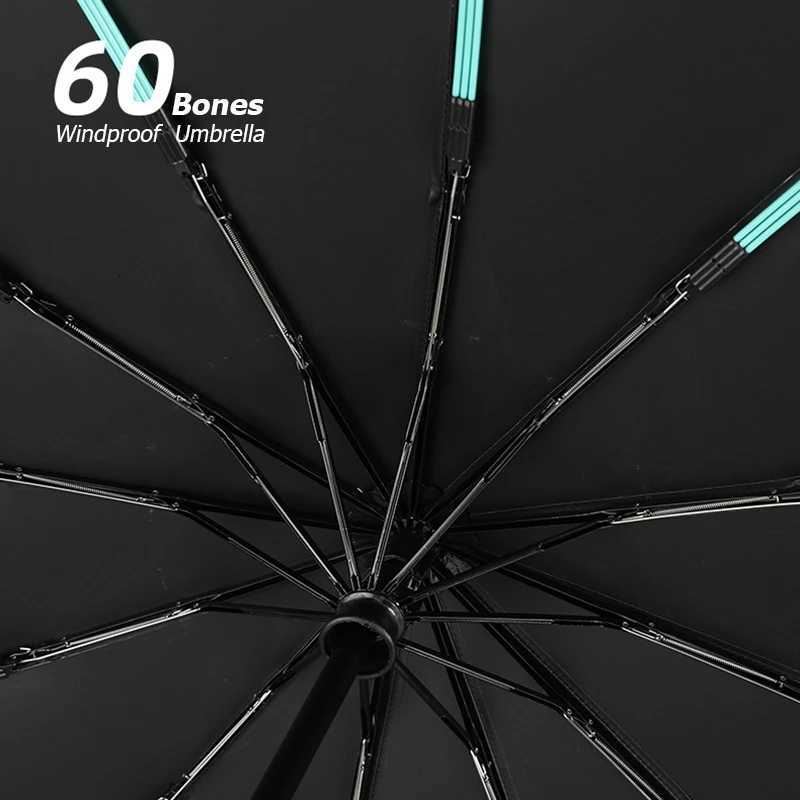Automatic Rain Sun UV Umbrella for Women Black Coating Parasol Anti-UV Folding Wind Resistant Auto Big Windproof Umbrella Men C251117
