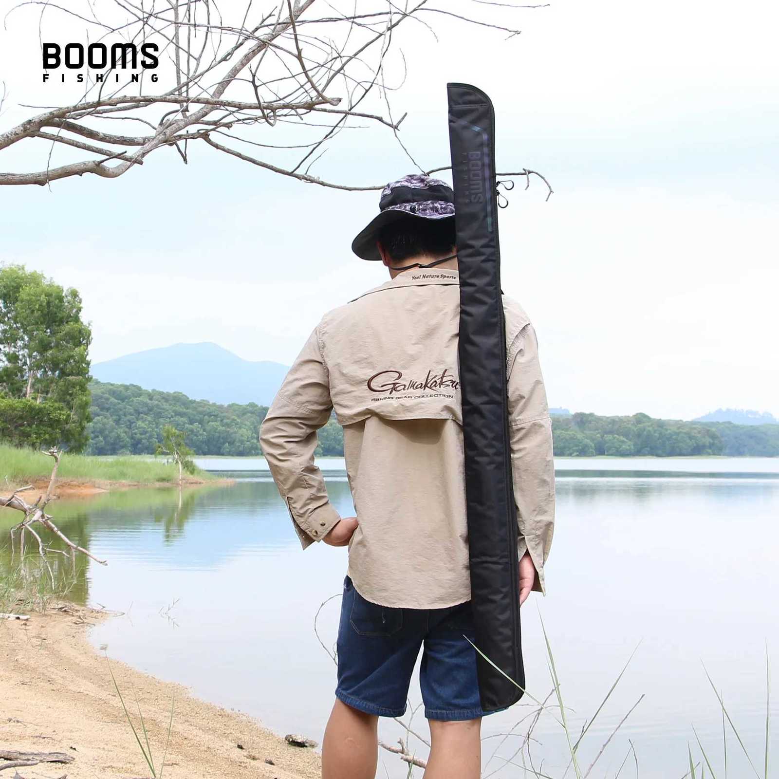 Booms Fishing PB3 Fishing Rod Bag Pole Storage Case 130 cm to 215 cm Folding Apply Fishing Tools Reel Rods Bags CasesW251115