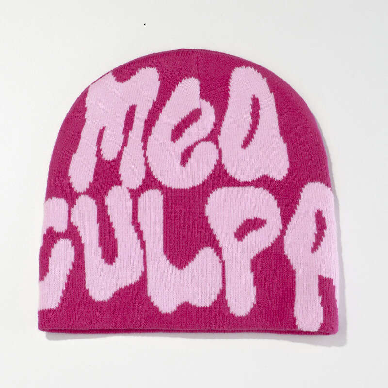 fashionable knitted hat hip hop bean hat mens and womens street winter warm jacquard knitted hat