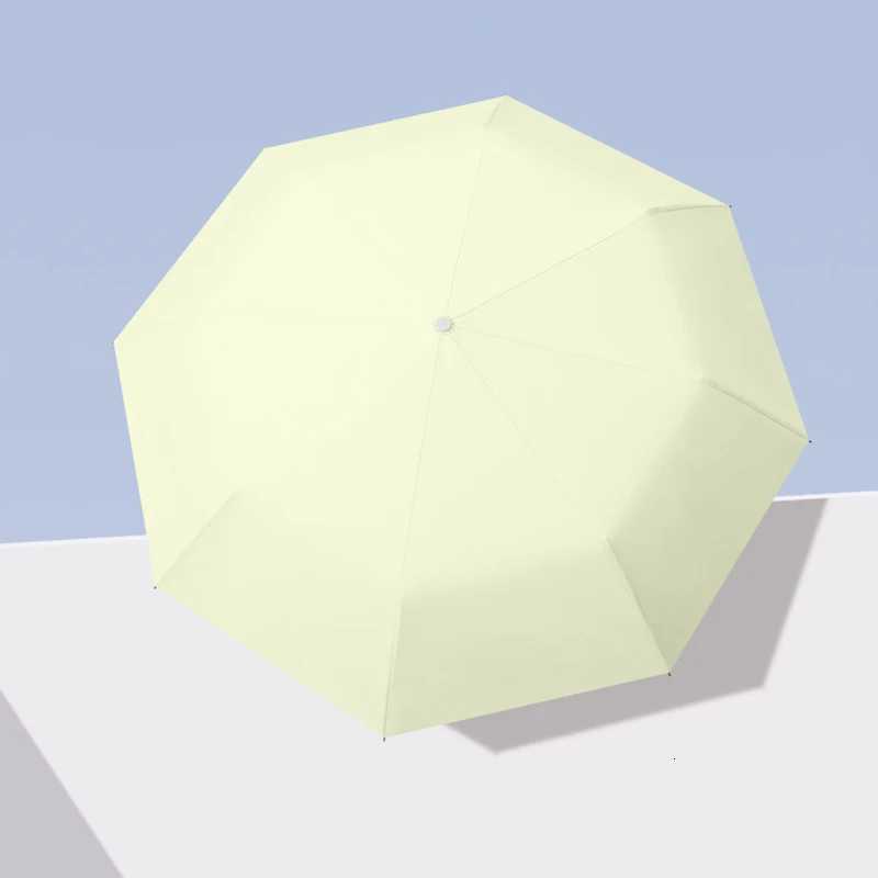 Color-changing umbrella by watering vinyl rain shine dual-purpose three-fold umbrella printed parasol C251117