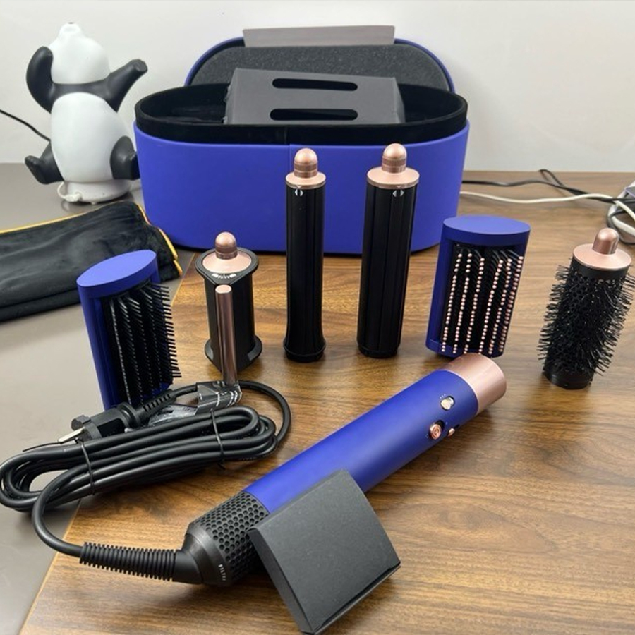 Designer Multi Function Electric Curler Professional Air Wrap Women Adjustable Temperature Tool Hair Curlers With Gift Box Negative Ion 7-In-1 Set