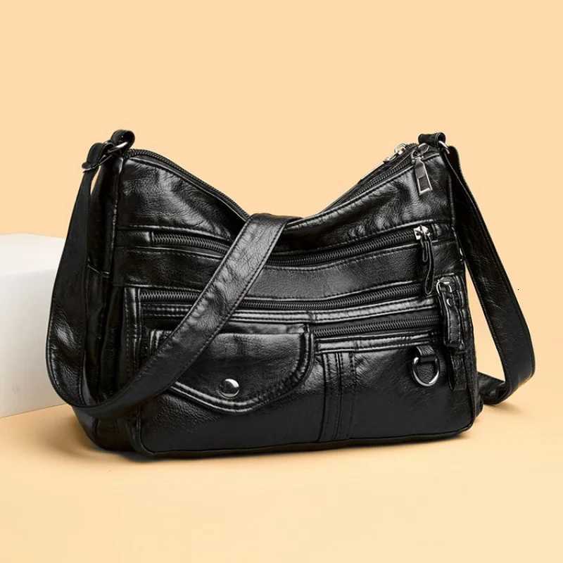 Minimalist Unique Vintage Casual Tote Bag Stylish Fashionable With Letter For Women Crossbody High-End Leather PurseW251117