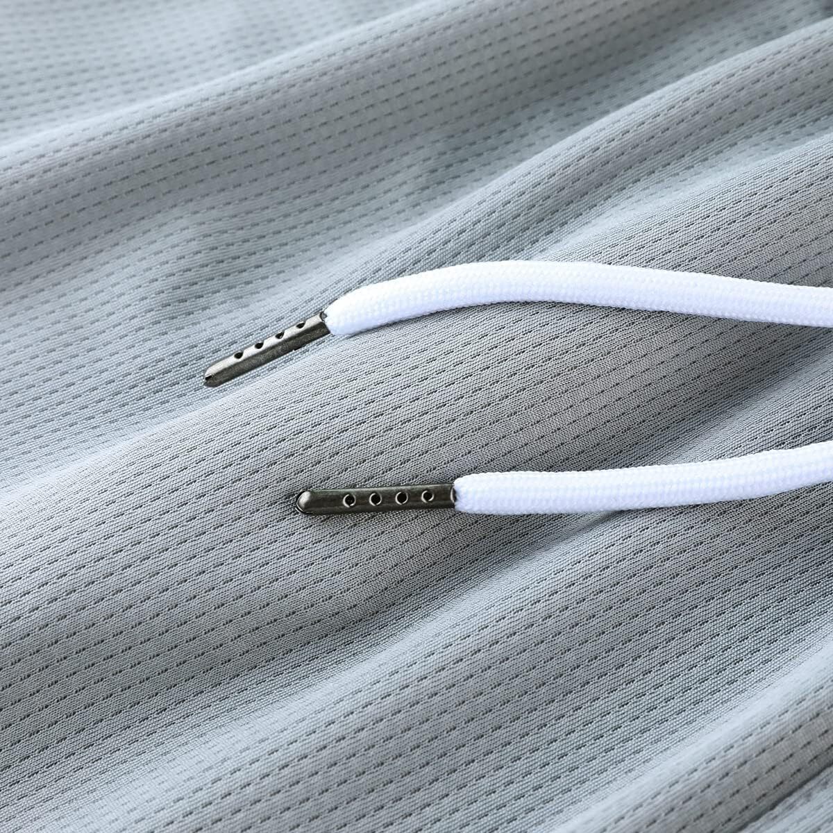 Men's basketball with zippered pockets, sports shorts