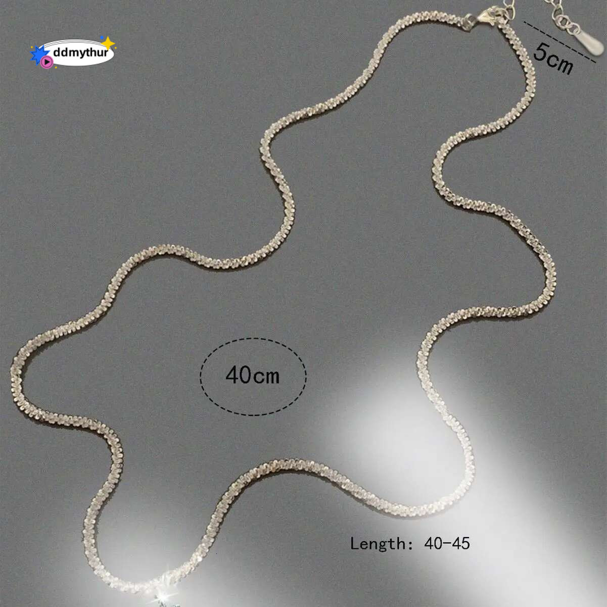 Popular Sterg Sier Cross Zircon Necklace Personalized Geometric Pendant Choker Birthday Party Gift Women's Fine Jewelry ddmythur