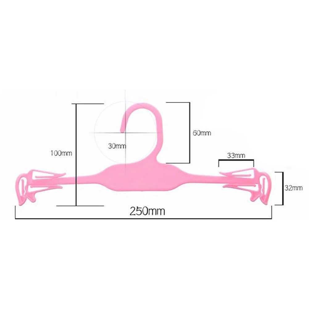 10pcs Widened Coat Hanger Thickened Non-slip Bra Clothes Support Rack Smooth Exterior No Burr Suitable For Underwear Store C251117
